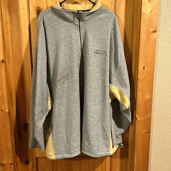 Vtg. 90s Perry Ellis 1/4 Zip Fleece Size 3X - Picture 1 of 6